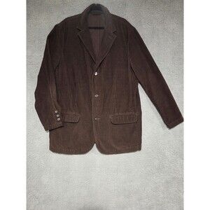 Sonoma Blazer Mens 2XL Brown Corduroy Sport Coat Classic Casual Fall Preppy